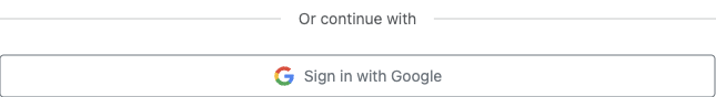 Google OAuth Sign In