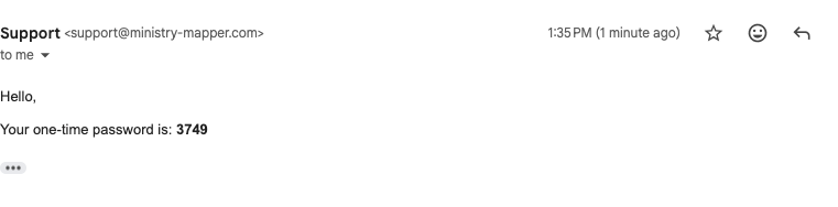 OTP Verification Email