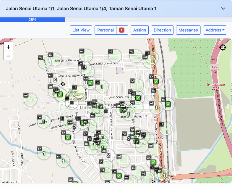 Single Story Map View Mode